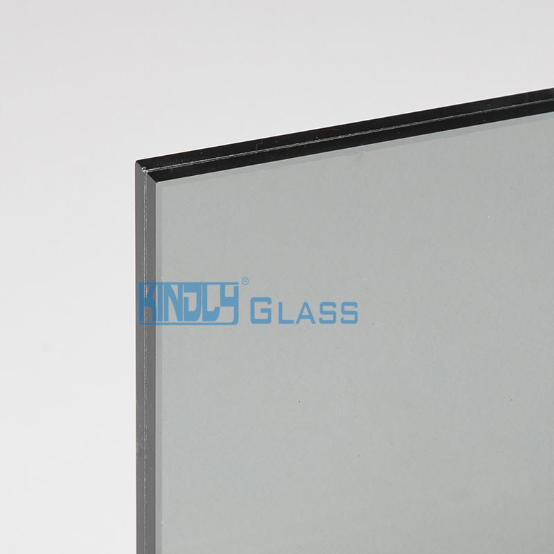 Clear + Dark Grey PVB Laminated Glass